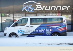 Kfz Brunner GmbH Mils, Autodesing; Beschriftung mit Wrap-Folie und Relfex Folie